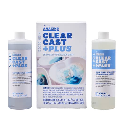 4 Pack: Alumilite™ 32oz. High Gloss Amazing Clear Cast +Plus